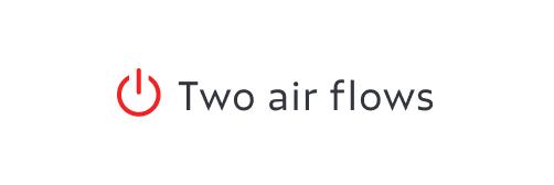 two air flows icon