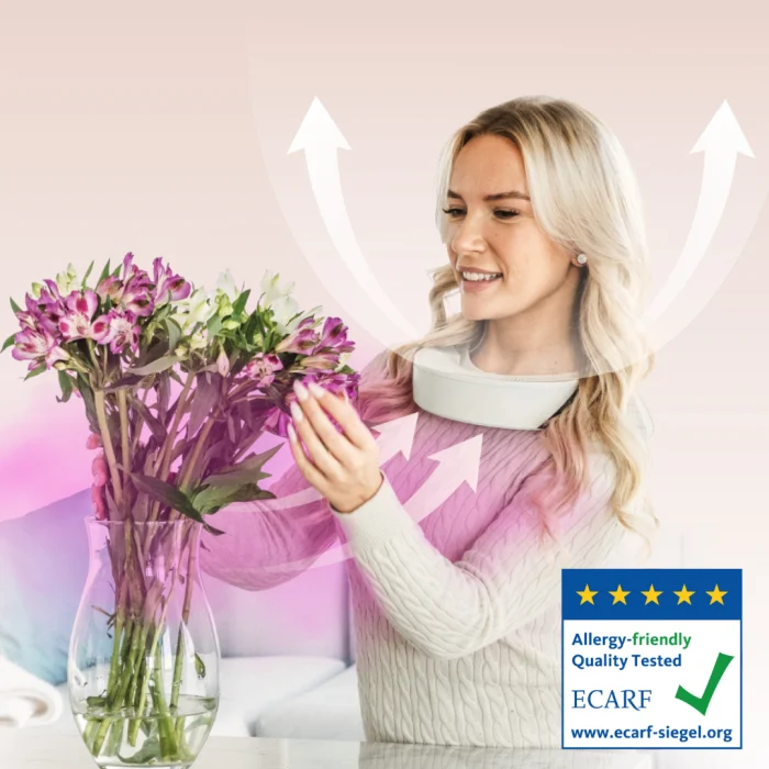 Product Photo of Respiray Wear A+ The Best Personal Air Purifier for Allergies Viruses and Pollution Quality Tested Allergy Friendly device by ecarf