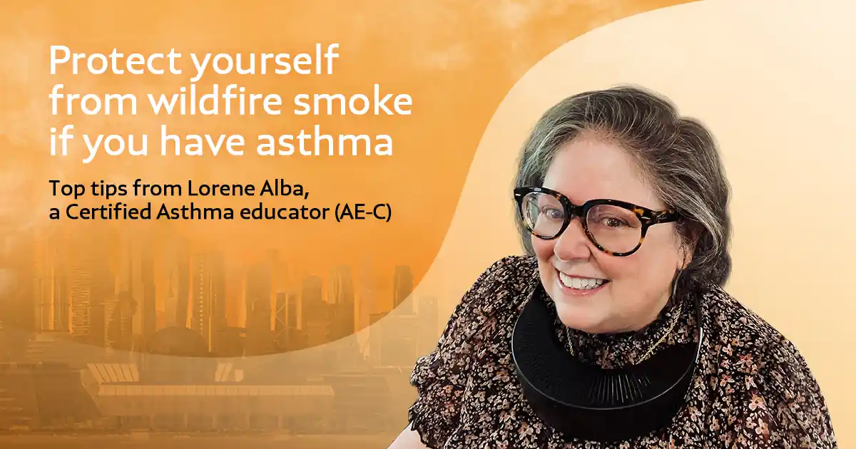 Protect yourself from wildfire smoke if you have asthma